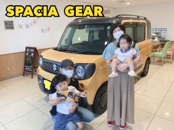 ワクワクのスペーシアギアご納車(≧▽≦)